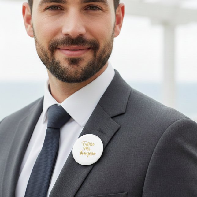 Future Mr Gold Foil Button Pin (Von Creator hochgeladen)