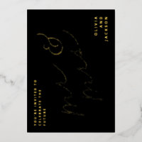 Future Mr. & Mrs. Script Foto Save the Date