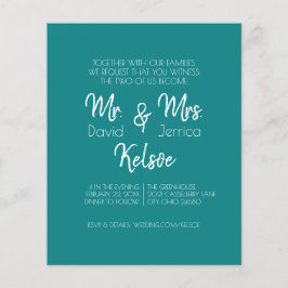 Future Mr. & Mrs. Wedding Invitation Flyer