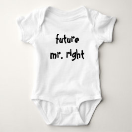 Future Mr Right Funny Baby Strampler