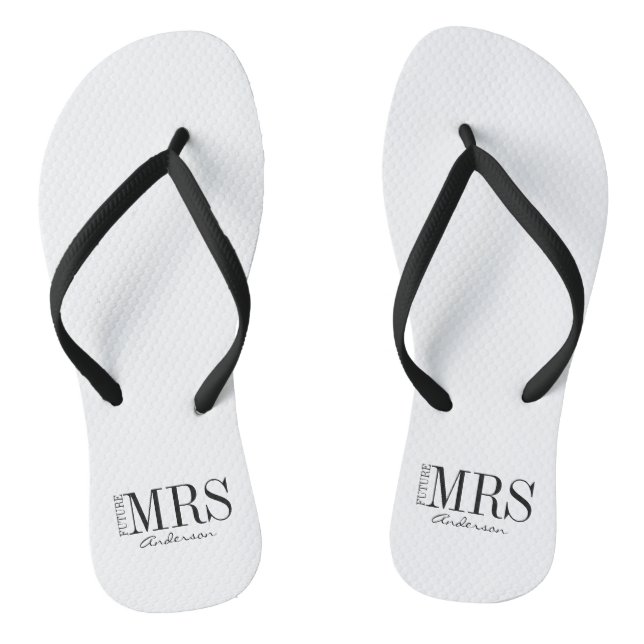 Future Mrs Bride Brautparty Flip Flops (Fußbett)