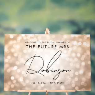 FUTURE MRS Fête des mariées Accueil Lumières en cu