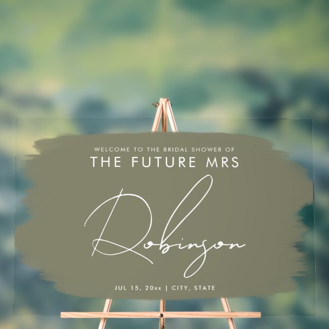 FUTURE MRS Fête des mariées Accueil Peinture Sage (Neutre)