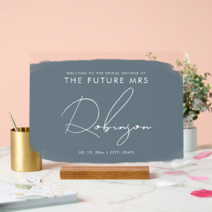 FUTURE MRS Fête des mariées Welcome Paint Dusty Bl