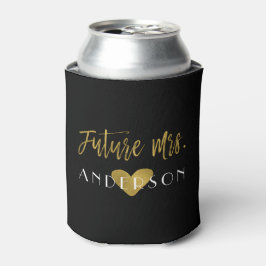 Future Mrs Gold Foil Bride Can Cooler Dosenkühler