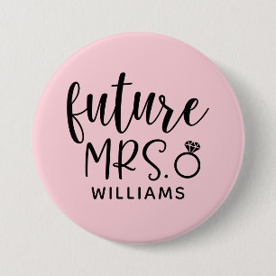 Future Mrs Junggeselinnen-Abschied Button