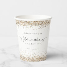 Future Mrs Name Gold Glitzer Brautparty
