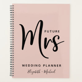 Future Mrs Personalisiert Blush Pink Wedding Plann Planer