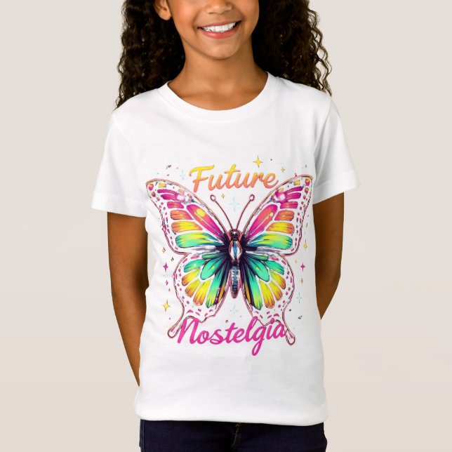 Future Nostalgie Girl" T-shirt (Devant)