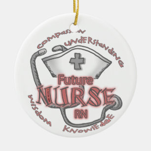 Future Nurse Axiom Keramik Ornament
