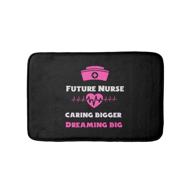 Future Nurse Badematte (Vorderseite)