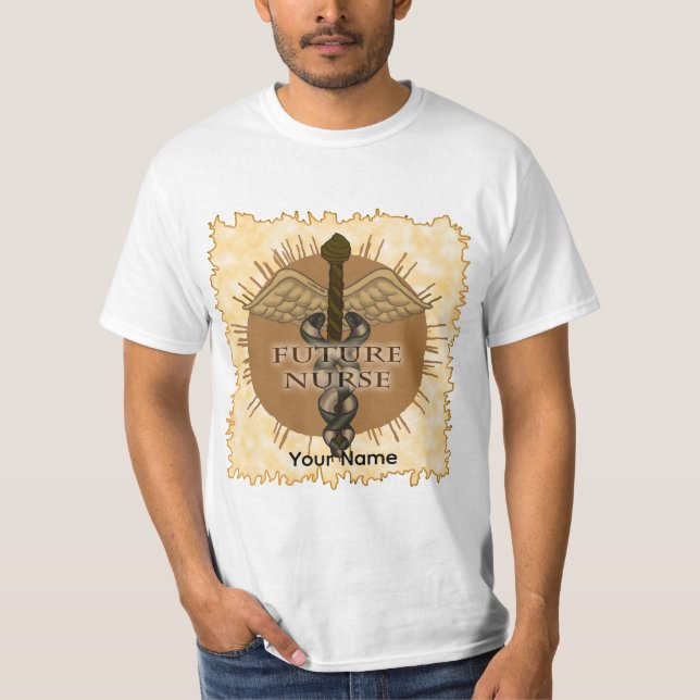 Future Nurse Caduceus T-Shirt (Vorderseite)