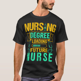 Future Nurse Funny Nursing Student Abschluss Gesch T-Shirt
