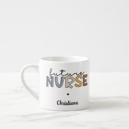 Future Nurse | Geschenk für Krankenpfleger Espressotasse