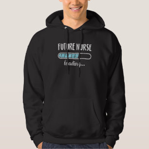 Future Nurse Loading Family Friends Spaß Trendy P Hoodie