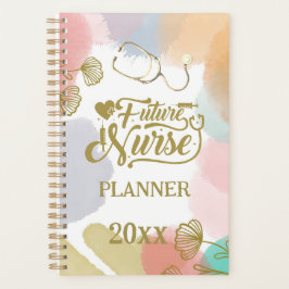 Future Nurse Mitte Jahrhundert Modernes Aquarell G Planer