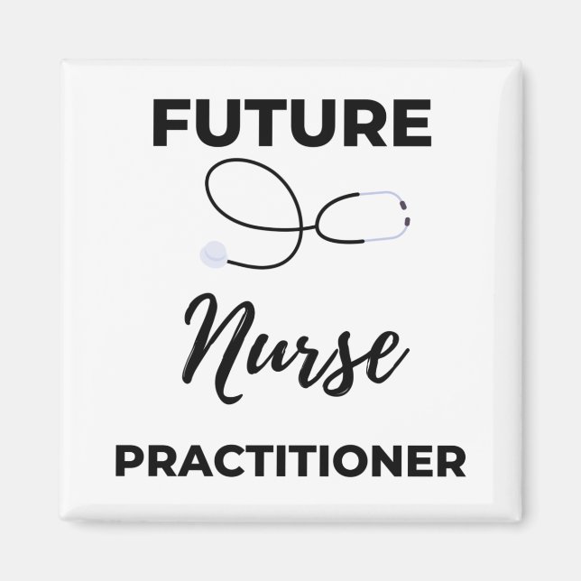 Future Nurse Practitioner 2 Magnet (Vorne)
