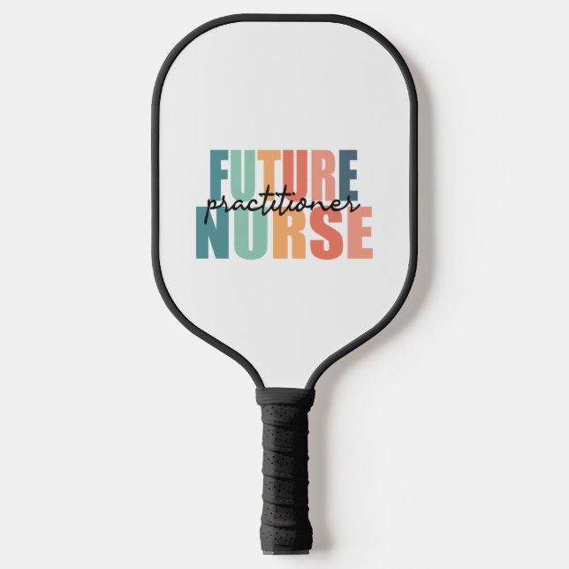 Future Nurse Practitioner - NP Pickleball Schläger (Vorderseite)