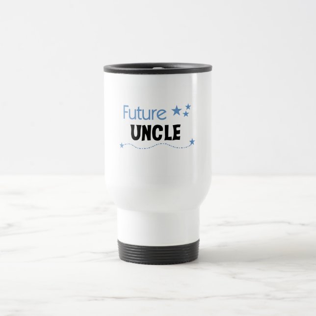 Future Oncle T - Shirt und Geschenke Reisebecher (Mittel)
