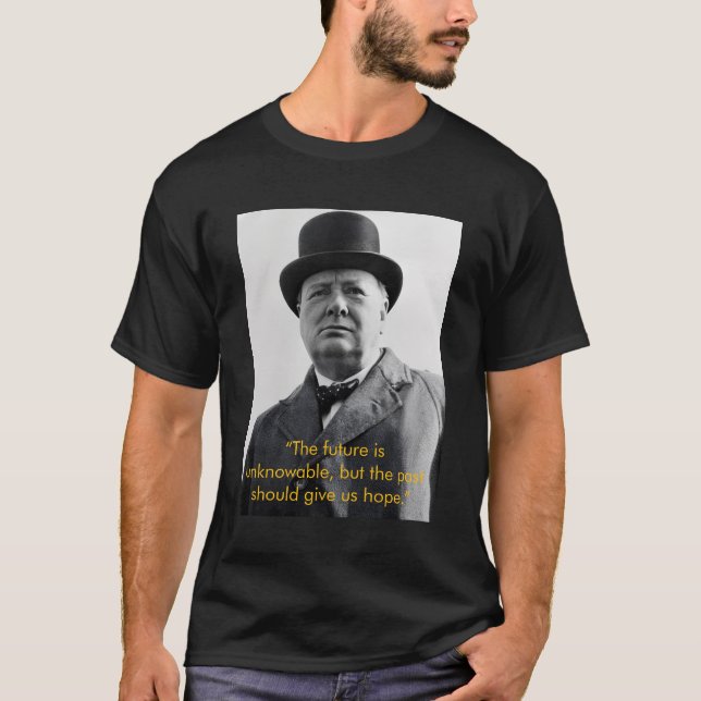 Future, Past Churchill T-Shirt (Vorderseite)