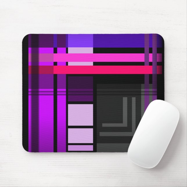 Future Perfect Karo-Mauspad Mousepad (Mit Mouse)
