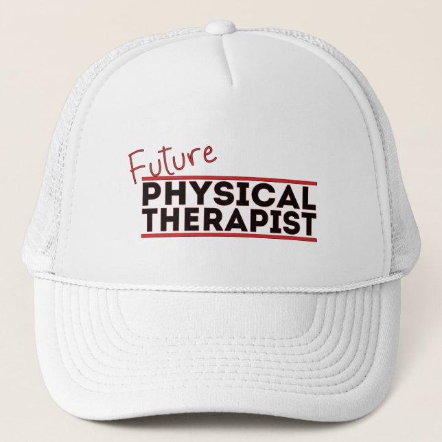Future Physical Therapist Truckerkappe (Vorderseite)