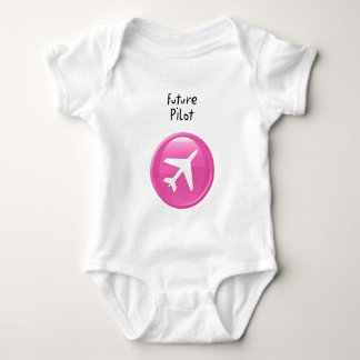Future Pilot - Mädchen Baby Strampler
