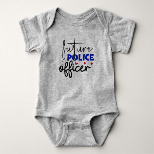Future Police Baby Bodysuit Strampler