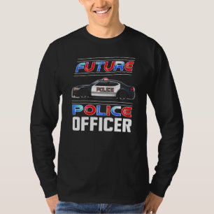 Future Police Officer Costume Future Poli T-Shirt