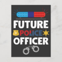Future Police Officer Costume Policeman Kid