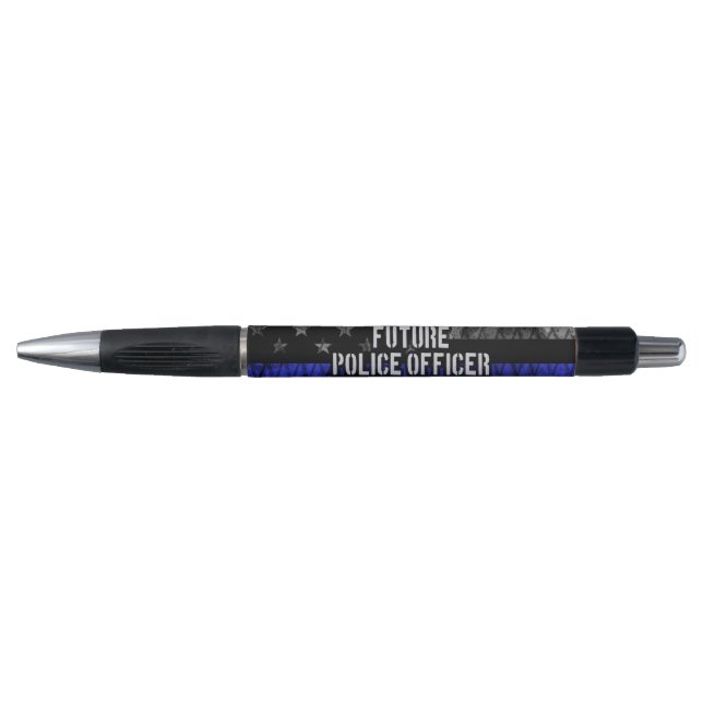 Future Police Officer Thin Blue Line störte Fl Kugelschreiber (Vorderseite)