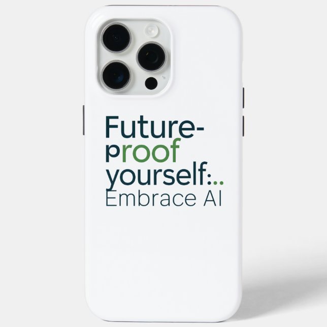 Future-Proof AI Case – Embrace Tech Evolution (Rückseite)