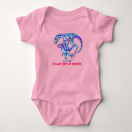 Future Raptor Trainer Velociraptor baby bodysuit Strampler