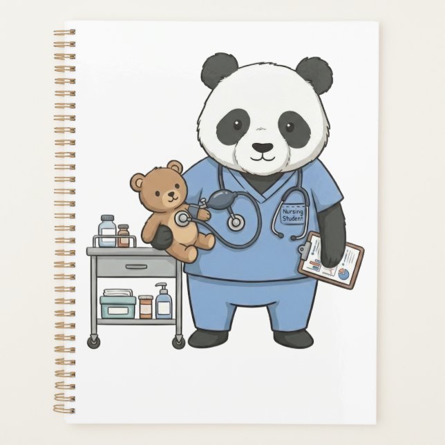 Future RN Panda: Adorable Medical Student  (Devant)