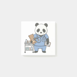 Future RN Panda: Adorable Medical Student  Post-it Klebezettel