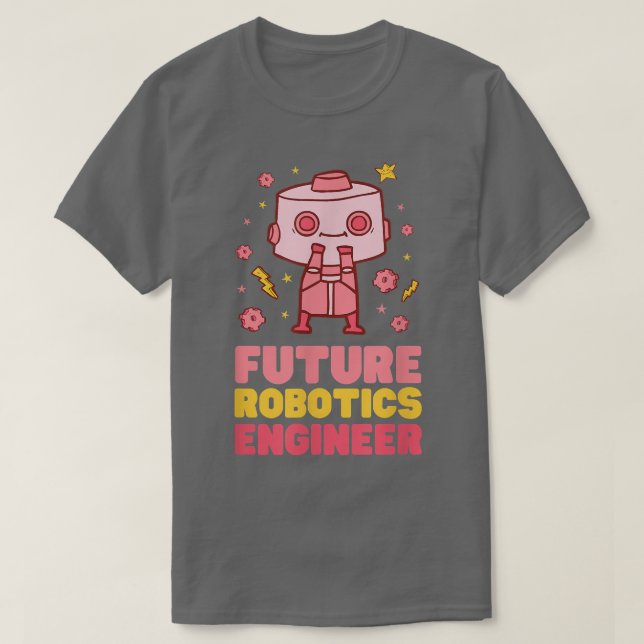 Future Robotics Engineer - Nerdy Science847 T-Shirt (Design vorne)
