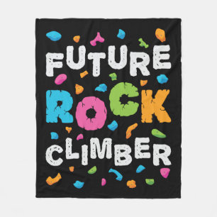 Future Rock Climber Fleecedecke