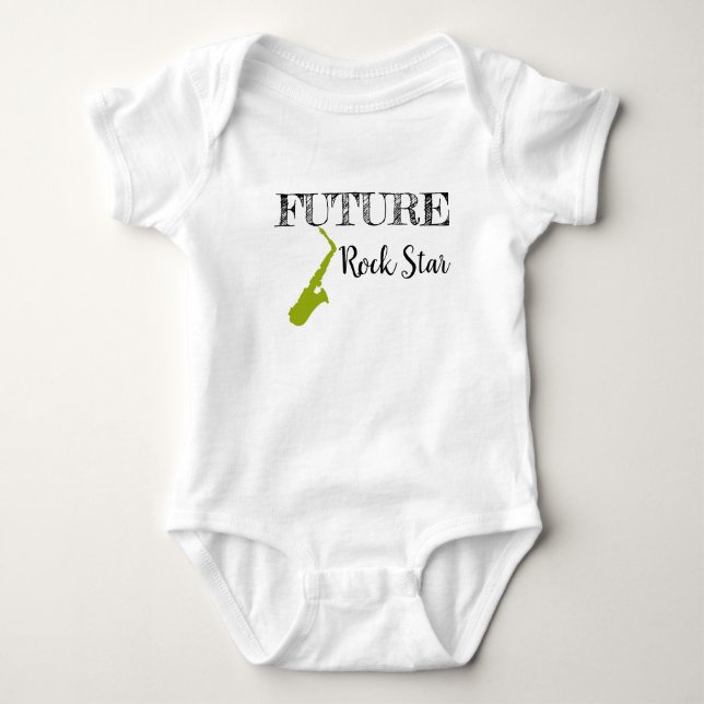 Future Rock Star Baby Bodysuit Strampler (Vorderseite)