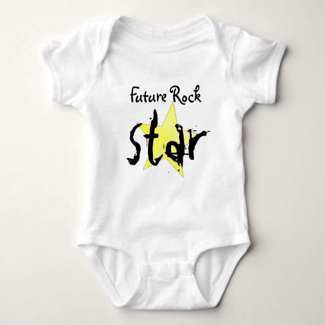 Future Rock Star Baby Strampler (Vorderseite)