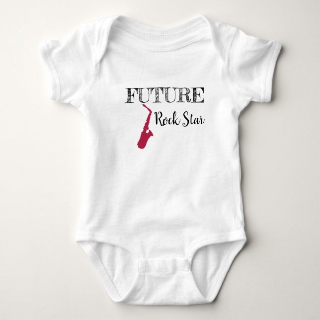 Future Rock Star Baby Strampler (Vorderseite)