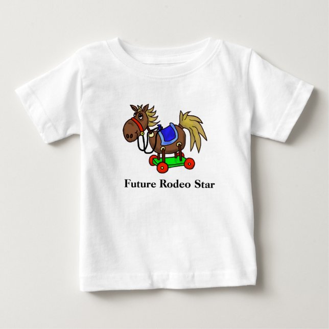 Future Rodeo Star Toy Horse Baby Shirt (Vorderseite)