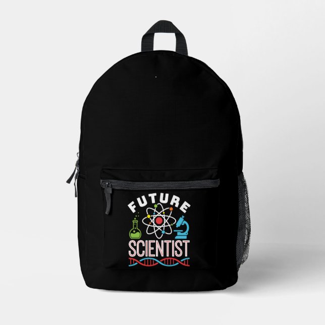 Future Scientiscience Lover Bedruckter Rucksack (Vorderseite)