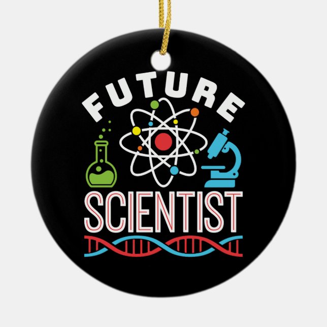 Future Scientiscience Lover Keramik Ornament (Vorne)