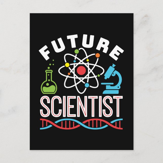 Future Scientiscience Lover Postkarte (Vorderseite)
