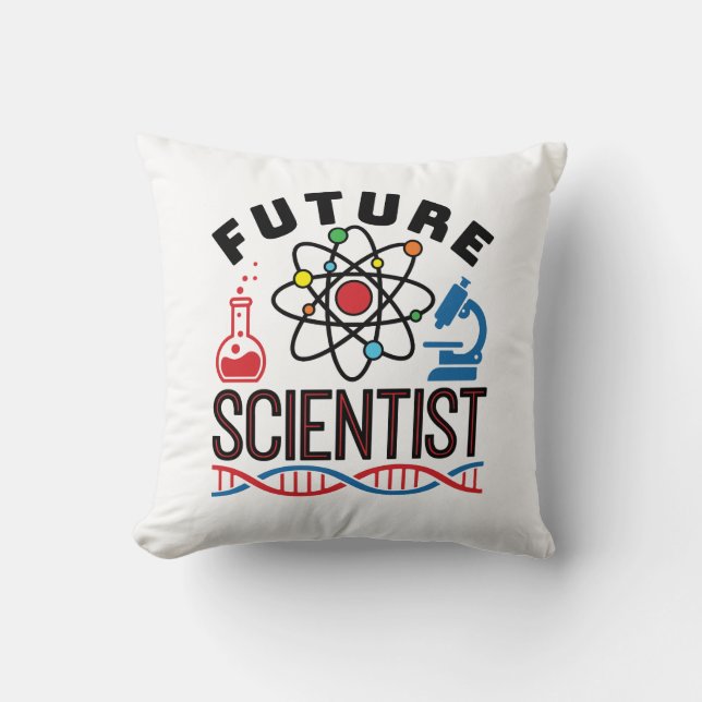 Future Scientiscience Lover STEM Kissen (Vorderseite)