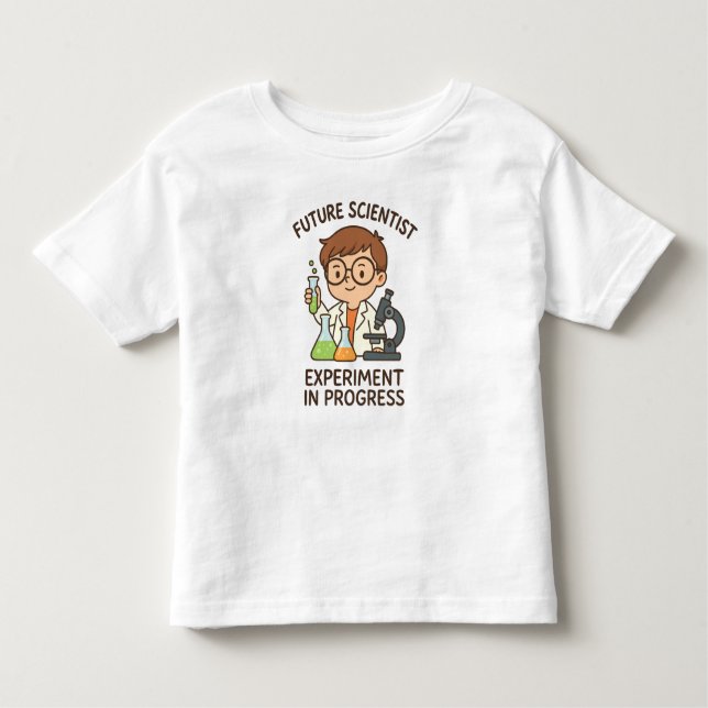 Future Scientist - Experiment in Progress Kleinkind T-shirt (Vorderseite)