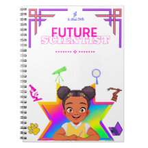 Future Scientist Inspirational Notebook (Mädchen)