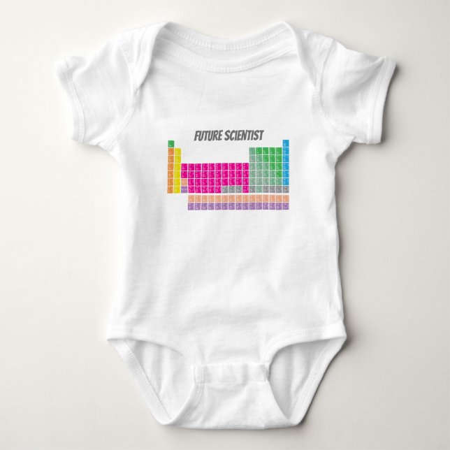 Future Scientist Periodic Table T - Shirt (Vorderseite)