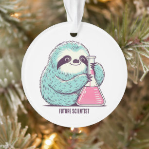 Future Scientist Sloth Ornament