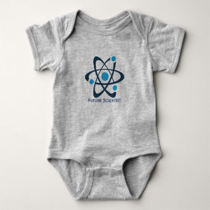 Future Scientists Atom Design Baby Clothing Strampler